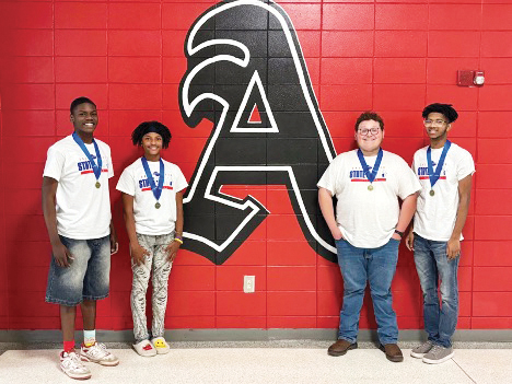 CJ Sailem (junior), Damaricus Green (freshman), Jacob Mann (senior), Jaden Giles(senior)